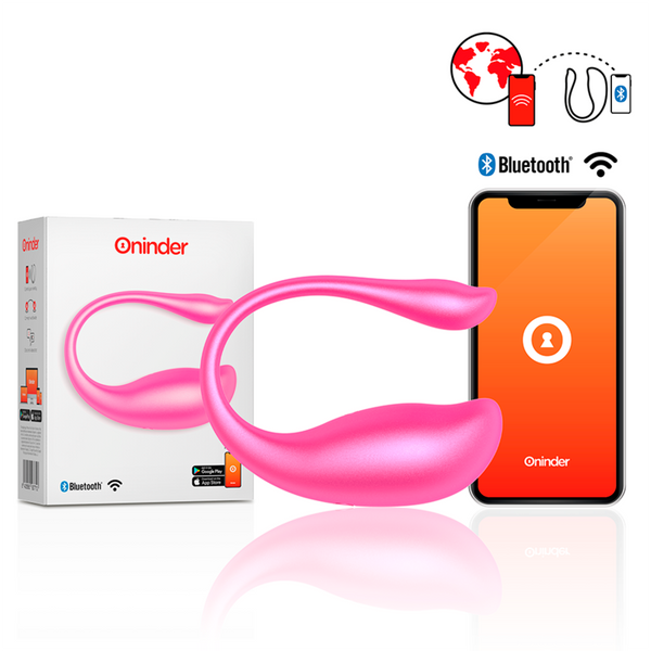 Œuf vibrant connecté Oninder Nairobi rose application--ee8aba