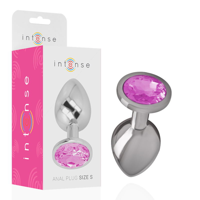 Plug anal bijou cristal rose Intense Anal Toys -- S