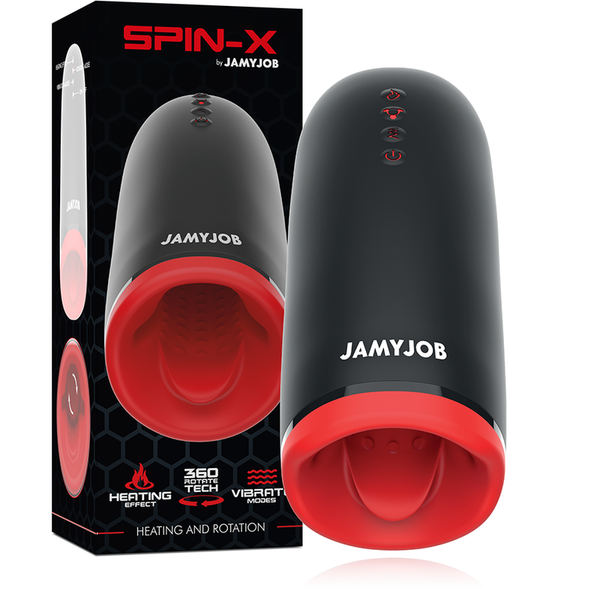 Masturbateur chauffant Jamyjob Spin-X