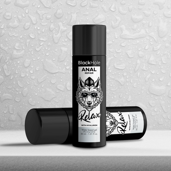 Lubrifiant anal réparateur Black Hole acide hyaluronique -- 30 ml