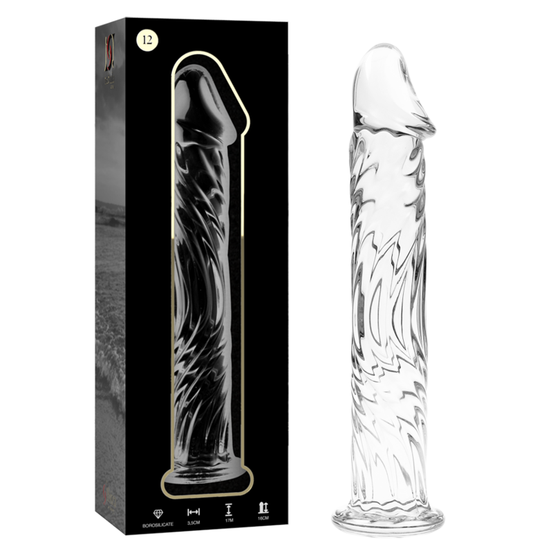 Gode en verre borosilicate Nebula Series by Ibiza modèle 12 -- #8C8C8C