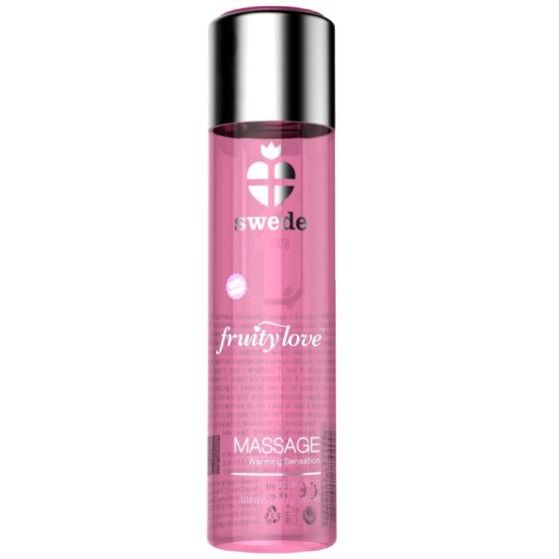 Huile de massage effet chaleur Swede Fruity Love -- Fraise