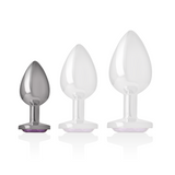 Plug anal bijou cristal violet Intense Anal Toys -- S