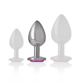 Plug anal bijou cristal rose Intense Anal Toys -- M