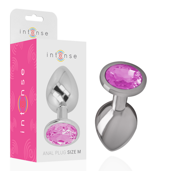 Plug anal bijou cristal rose Intense Anal Toys -- M