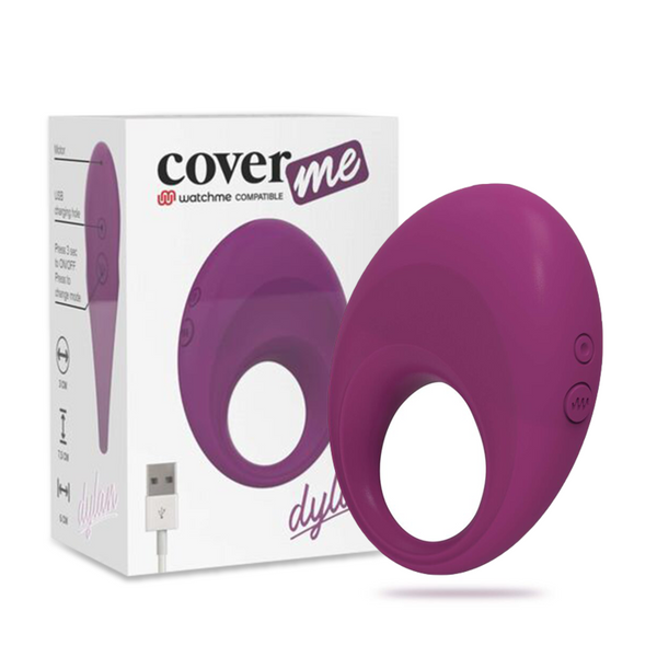 Cockring vibrant Coverme Dylan télécommande Watchme
