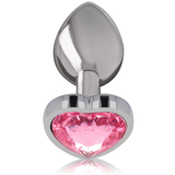 Plug anal bijou coeur rose Intense Anal Toys -- full