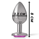 Plug anal bijou coeur rose Intense Anal Toys -- M