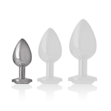 Plug anal bijou coeur blanc Intense Anal Toys -- S
