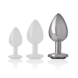 Plug anal bijou coeur blanc Intense Anal Toys -- L