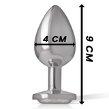 Plug anal bijou coeur blanc Intense Anal Toys -- L