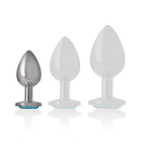 Plug anal bijou coeur bleu Intense Anal Toys -- S