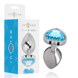 Plug anal bijou coeur bleu Intense Anal Toys -- L