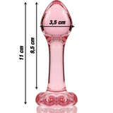 Plug anal en verre borosilicate Nebula Series By Ibiza modèle 2 -- #DF516D