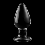 Plug anal en verre borosilicate Nebula Series By Ibiza modèle 3 -- #8C8C8C