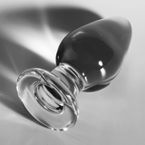 Plug anal en verre borosilicate Nebula Series By Ibiza modèle 3 -- #8C8C8C