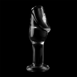 Plug anal en verre borosilicate Nebula Series By Ibiza modèle 6 -- #8C8C8C