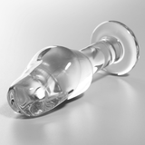 Plug anal en verre borosilicate Nebula Series By Ibiza modèle 6 -- #8C8C8C
