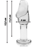 Plug anal en verre borosilicate Nebula Series By Ibiza modèle 6 -- #8C8C8C