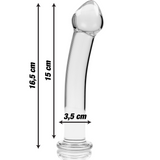 Gode en verre borosilicate Nebula Series by Ibiza modèle 11 -- #8C8C8C