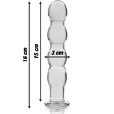 Gode en verre borosilicate Nebula Series by Ibiza modèle 10 -- #8C8C8C