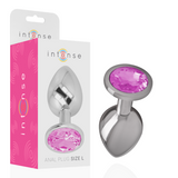 Plug anal bijou cristal rose Intense Anal Toys -- L