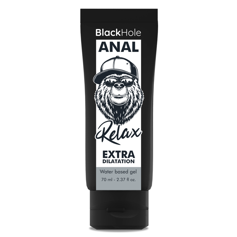 Gel de dilatation anale Black Hole base eau -- 70 ml