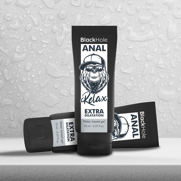 Gel de dilatation anale Black Hole base eau -- 70 ml