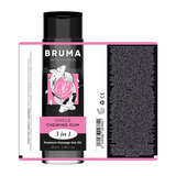 Huile de massage premium Bruma effet chaleur 3 en 1 100 ml -- Chewing-gum