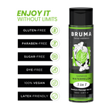 Huile de massage premium Bruma effet chaleur 3 en 1 100 ml -- Pastèque