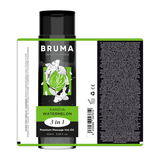 Huile de massage premium Bruma effet chaleur 3 en 1 100 ml -- Pastèque