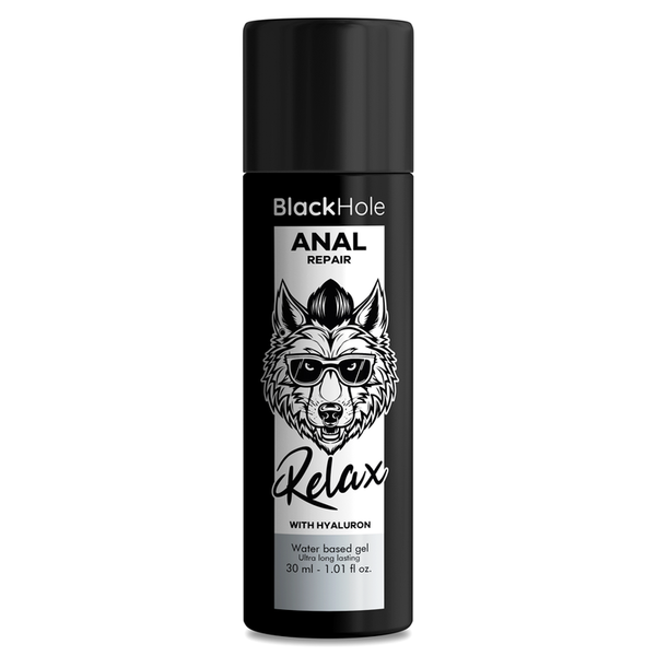 Lubrifiant anal réparateur Black Hole acide hyaluronique -- 30 ml
