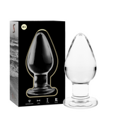 Plug anal en verre borosilicate Nebula Series By Ibiza modèle 3 -- #8C8C8C
