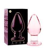 Plug anal en verre borosilicate Nebula Series By Ibiza modèle 3 -- #DF516D