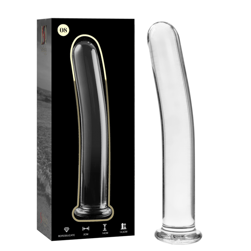 Gode en verre borosilicate Nebula Series by Ibiza modèle 8 -- #8C8C8C