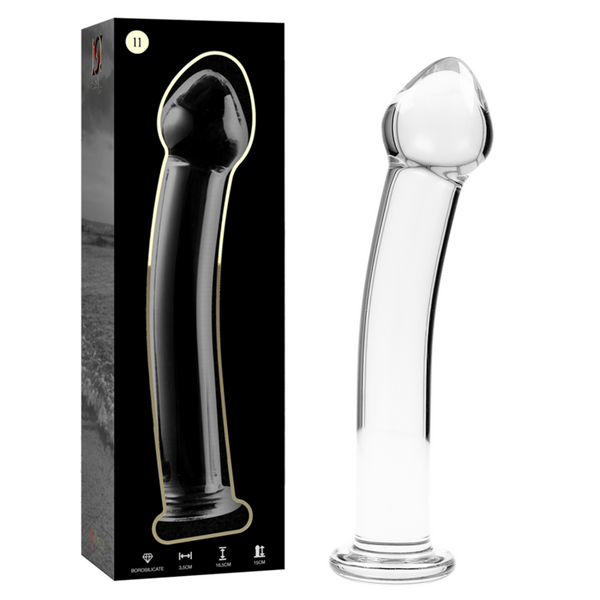 Gode en verre borosilicate Nebula Series by Ibiza modèle 11 -- #8C8C8C