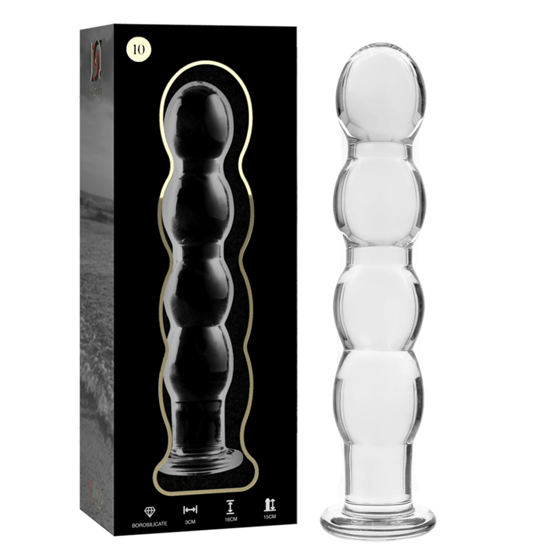 Gode en verre borosilicate Nebula Series by Ibiza modèle 10 -- #8C8C8C