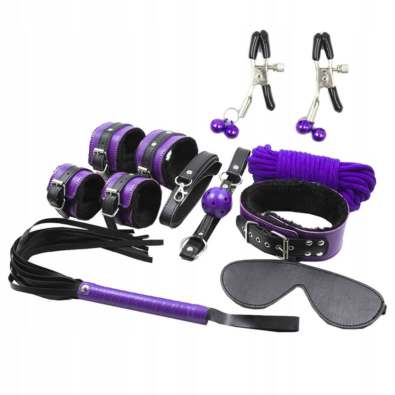 Kit BDSM Secretplay 100% Fetish set 8 pièces -- #5c167e