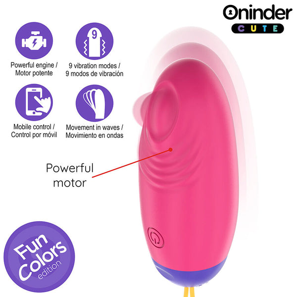 Œuf vibrant Oninder Cute tapotements et vibration
