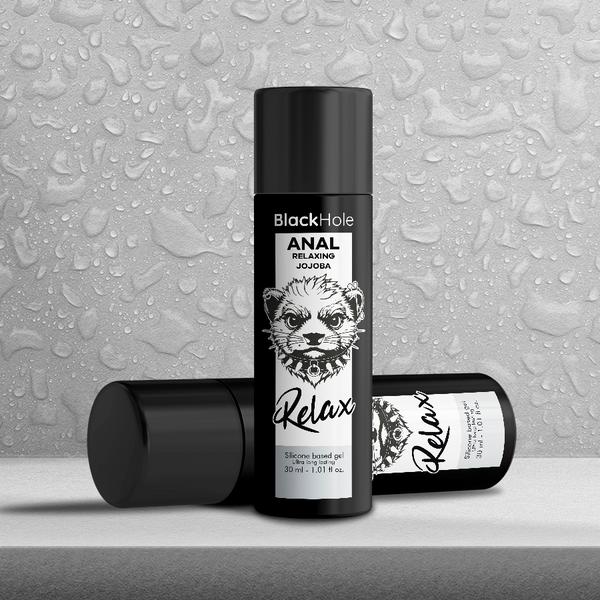 Gel anal relaxant jojoba Black Hole base silicone -- 30 ml
