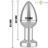 Plug anal vibrant LED Intense Anal Toys télécommande -- S
