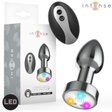 Plug anal vibrant LED Intense Anal Toys télécommande -- S