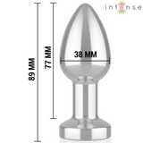 Plug anal vibrant LED Intense Anal Toys télécommande -- M