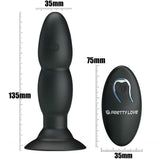 Plug anal vibrant rotation Pretty Love Bottom avec télécommande