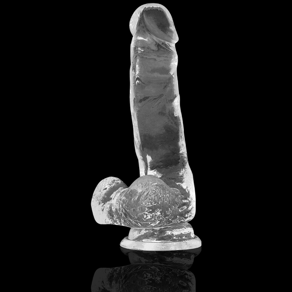 Gode réaliste transparent X Ray avec boules