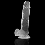 Gode réaliste transparent X Ray avec boules